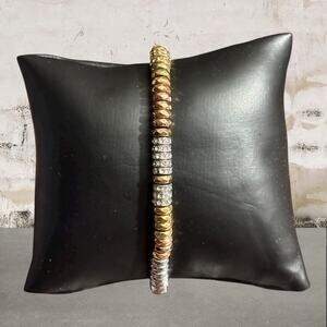 Fossil NWT Leather Beaded Bracelet